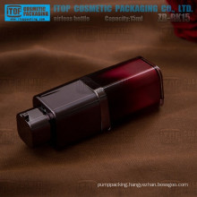 ZB-RK15 15ml color customizable hot-selling special rotary pump 0.5oz square airless bb cream acrylic bottle